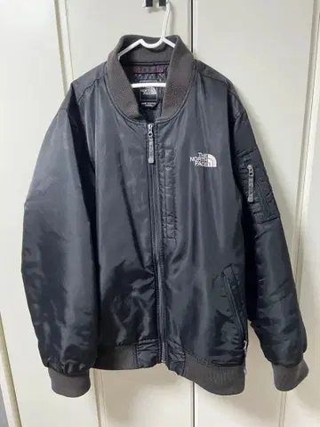 The North Face 블랙 MA-1 자켓