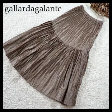 [ 새상품급 ] GALLARDA GALANTE 와셔 티어드 롱 스커트