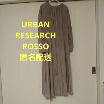URBAN RESEARCH ROSSO 밴드 카라 드레이프감 원피스