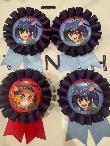 귀멸의 칼날 ufotable 할로윈 렌고쿠 이노스케 코사지 캔뱃지