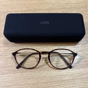 [ 거의 미사용 ] JINS 갈색 안경 LRF-19S-380AA