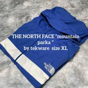 NORTH FACE 자수 로고 마운틴 후드티 TEKWARE 사이즈 XL