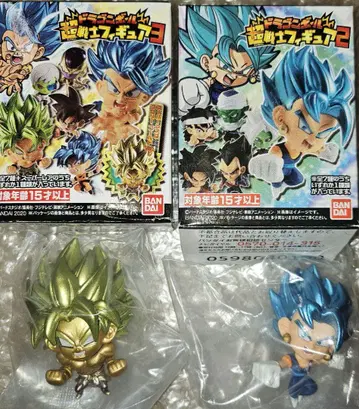 드래곤볼 초전사 피규어 2&3 골드 브로리 & 베지트 블루