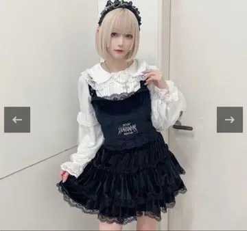 VOLCAN&APHRODITE 벨벳 뷔스티에 캉캉 스커트