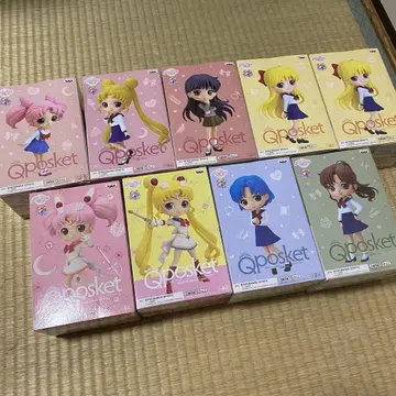 Qposket 세일러문 피규어 세트 9개 세트
