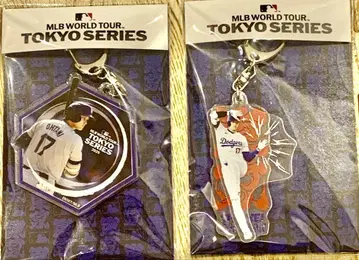미사용 새상품 MLB 오타니 쇼헤이 TOKYO SERIES 키링 2개