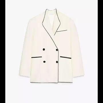 ZARA ZW 대비 파이핑 자켓 M 사이즈