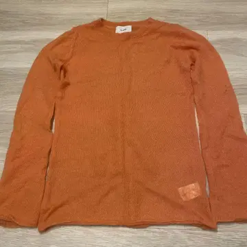 CLANE GRADATION SLEEVE MOHAIR KNIT TOPS