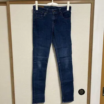 LEPSIM 스키니 데님 S 사이즈 다크 블루