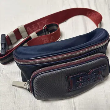 [새상품급] BALLY 바디백 네이비