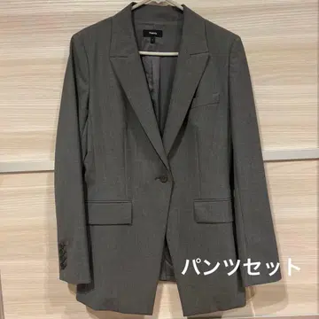 Theory 그레이 비즈니스 자켓 팬츠 세트