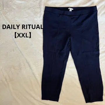 DAILY RITUAL [ XXL ] 블랙 슬랙스 팬츠 숏