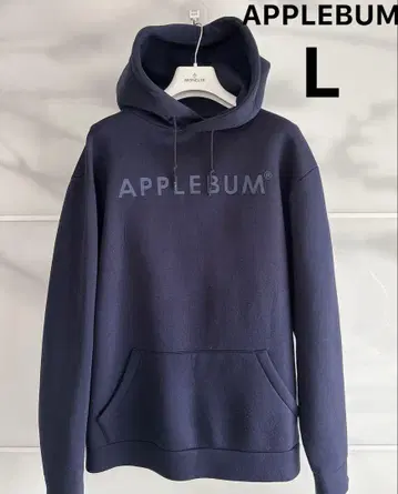 [ APPLEBUM ] 애플바움/로고/후드티/네이비/L 사이즈