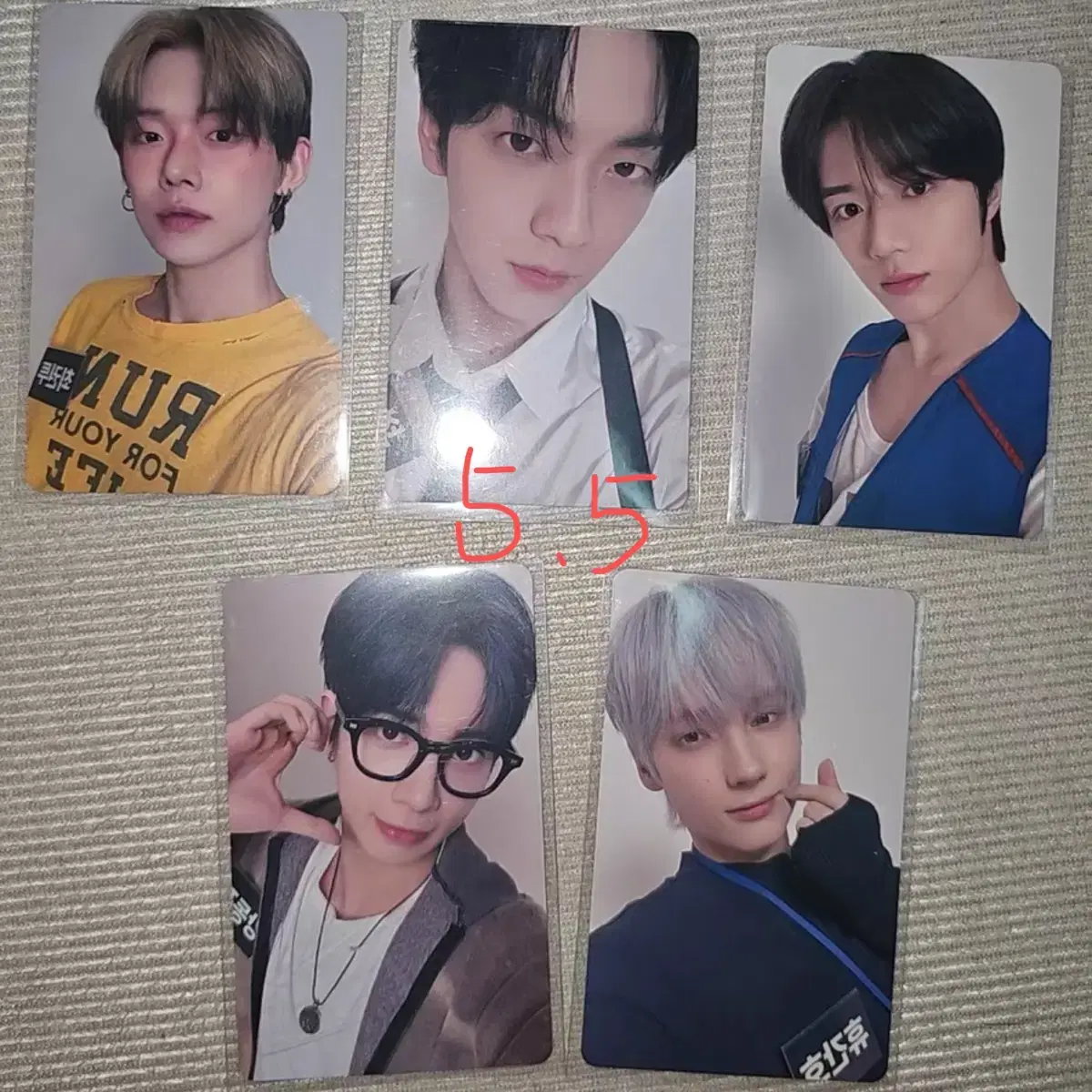 투바투 별의장 일본 유니버셜재팬 1,2차 럭키드로우 럭드 포카 양도