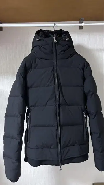 AKM 스탠드넥 레이어드 다운 자켓 W 지퍼