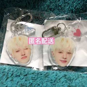 [ 미개봉 ] TREASURE 공식 굿즈 얼굴 아크링 키링 정환