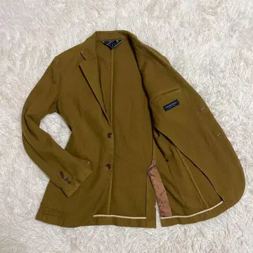 KENT&CURWEN 테일러드 자켓 헤링본 머스타드 L