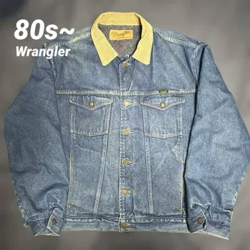 80s 90s Wrangler 랭글러 데님 자켓 담요