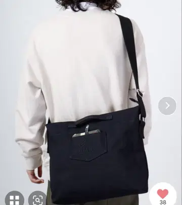 KAKSI 캔버스 2WAY 토트 BAG 블랙