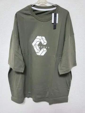 CRONOS 카키 티셔츠 44(XXL)