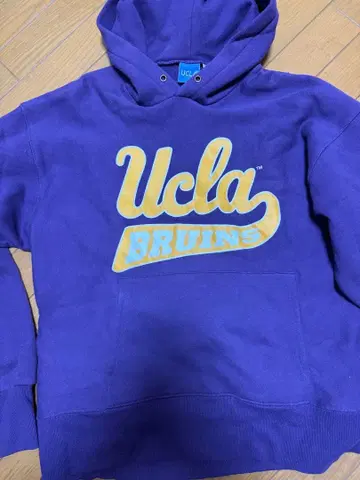 UCLA 후드티 보라색 M 사이즈