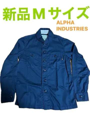 새상품 ALPHA INDUSTRIES 네이비 M 사이즈 셔츠
