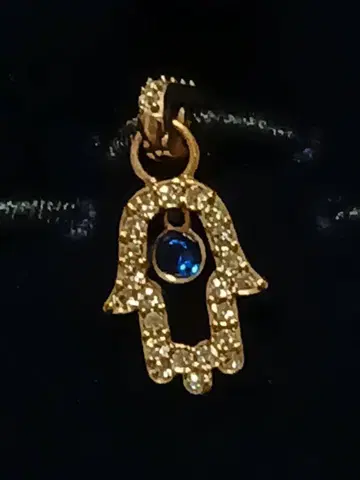 스와로브스키 햄사 참 펜던트 탑