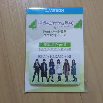 케야키자카46 KEYAKIZAKA46 스퀘어 캔뱃지 Type B