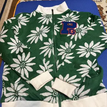 PG 파리게이츠 로고 집업 니트 자켓 골프 여성용