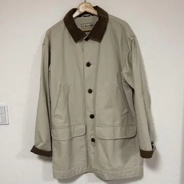 L.L.Bean 베이지 커버올 헌팅 자켓 M