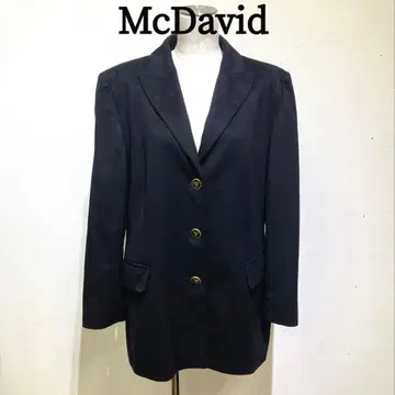 McDavid 맥다비드 캐시미어 100% 테일러드 자켓 블랙 골드 버튼