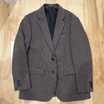 UNIQLO 유니클로 체크 테일러드 자켓