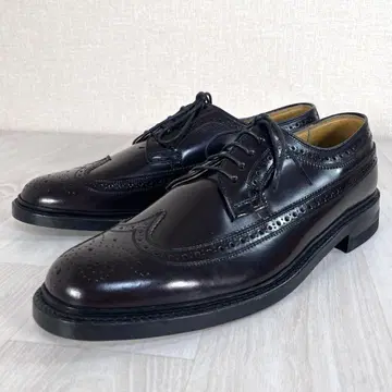 [ 미사용급 ] REGAL/리갈 가죽 신발 윙팁 슈즈 외날 브라운