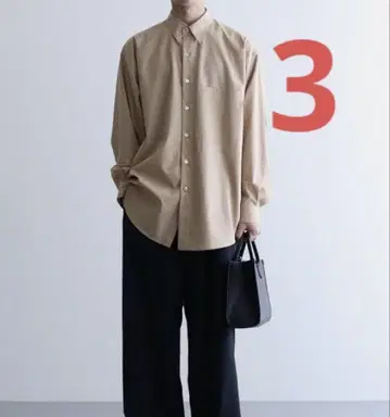 [ AURALEE ] WASHED FINX BIG TWILL SHIRT