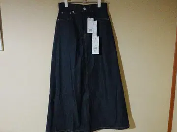 다크 데님 롱 스커트 택 포함 새상품