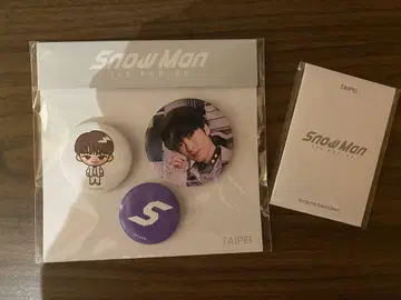 Snow Man 후카사와 타츠야 타이베이 포토 카드 캔뱃지