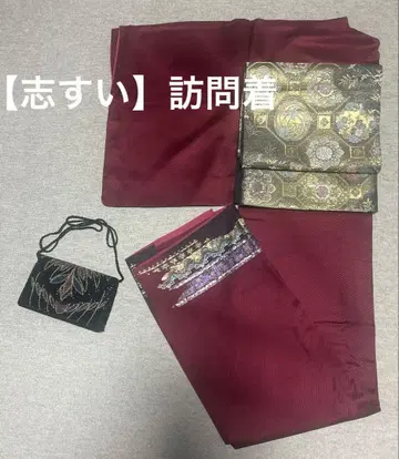 [ 시스이 ] 새상품급 호몬기 나전칠기 금박 순수 실크 오리엔탈