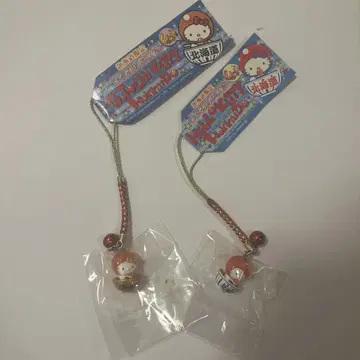 헬로키티 홋카이도 한정 연어알덮밥 버전 화이트, 금 2세트
