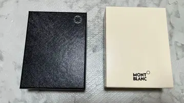 [ 미사용 ] MONT BLANC 네이비 명함지갑