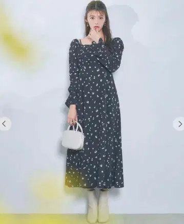 릴리안 캐럿 마가렛 개더 원피스