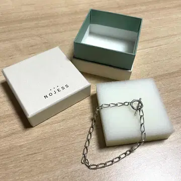 새상품급 NOJESS 노제스 실버 체인 팔찌