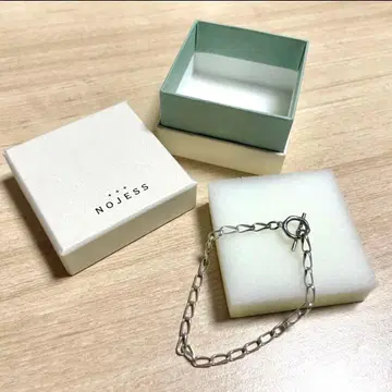 새상품급 NOJESS 노제스 실버 체인 팔찌