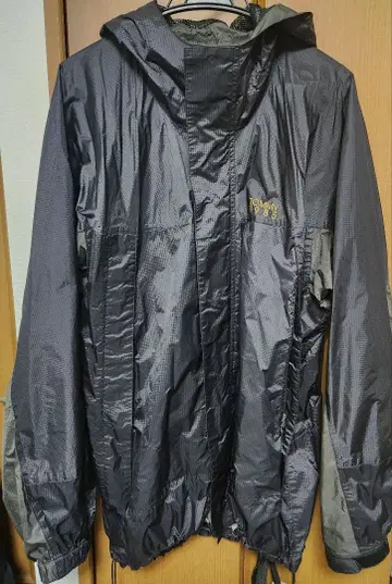 TOMMY 나일론 자켓 XL 올리브/그레이 일본제 구제 의류