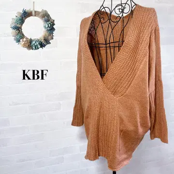모헤어 혼방 KBF 돌먼 니트 오버 사이즈 스웨터 F