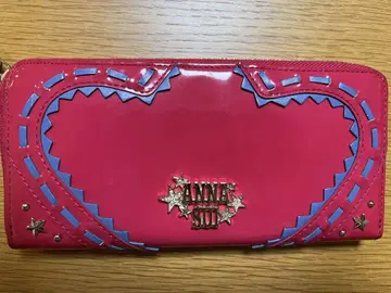 ANNA SUI 하트형 장지갑 핑크