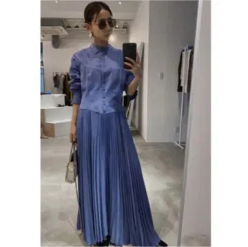 Ameri SHAPELY CORSET DRESS S 사이즈 블루