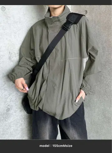 나일론 자켓 셋업