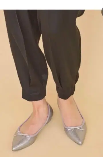 IRMA GLITTER 스틸레토 발레 슈즈