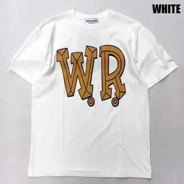 WEIRDO WR 로고 프린트 T셔츠 화이트