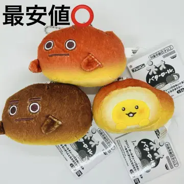 후지빵 볼체인이 달린 봉제 인형 네오 버터롤 네오바타군 1